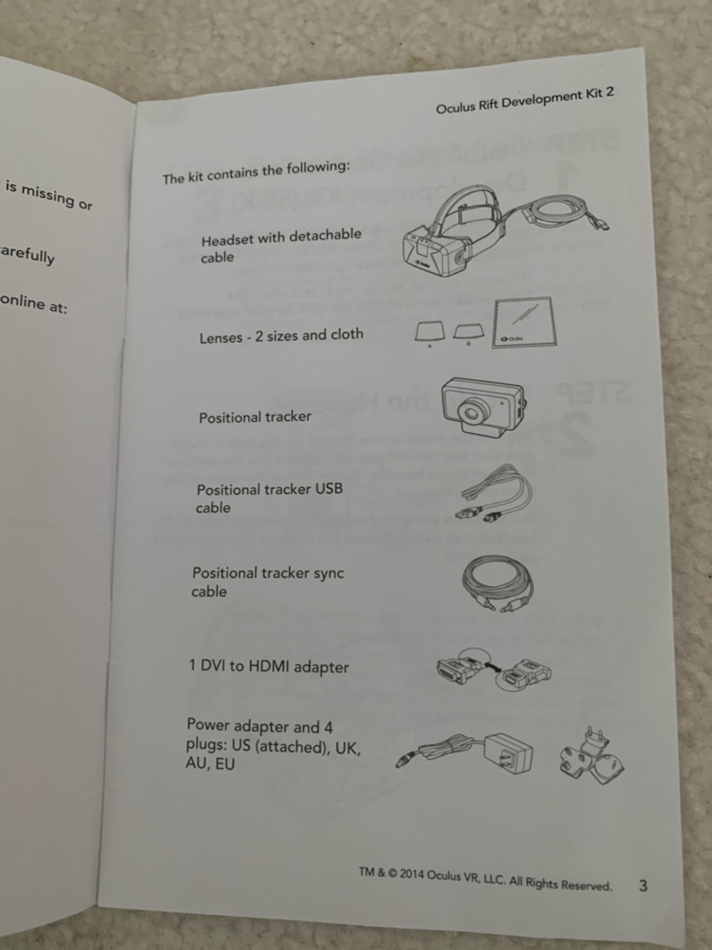 Oculus DK2 Development Kit 2 Complete set. - Picture 4 of 12